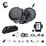 Bafang BBS02 48V750W Kit de Conversion pour Moteur de vélo électrique avec Batterie Li-ION 48V13Ah et Chargeur 2A 46T