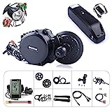 Junstar 8fun Bafang BBSHD BBS03 48V 1000W mi kit de Conversion de vélo électrique de Moteur avec Batterie au Lithium Hailong de Batterie d'E-vélo 11.6Ah / 17.5Ah